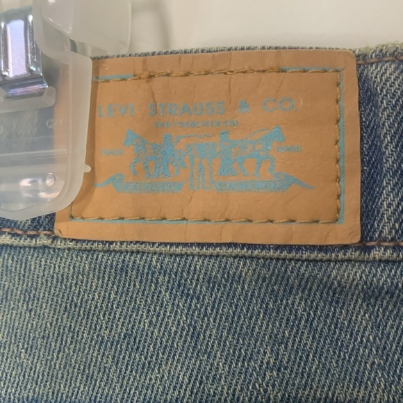 LEVI’S 515 Oversize Vintage Jeans Wide Leg Pants High Rise Distressed Workwear - Picture 8 of 10